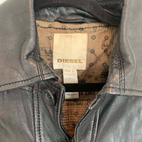 Diesel vintage leather jacket - Picture 2 of 14